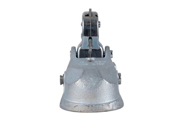 Zaczep kulowy WINTERHOFF WW 350-RB-K1212 do przyczepy 3500kg z dyszlem rurowym 50mm żeliwny