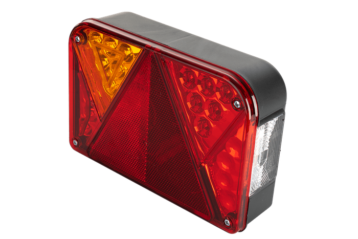 Zestaw świateł: lampy tylne DOBPLAST DPT35 LED + obrysowe FRISTOM FT-009 LED + wiązka MANTES 4,5m 7PIN