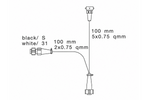 Adapter bajonet 5-PIN ASPOCK z odgałęzieniem do światła przeciwmgielnego i cofania 0,1m