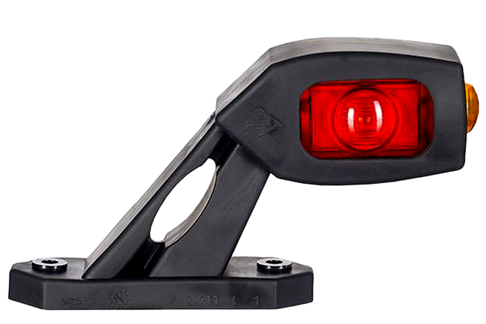 Lampa obrysowa HORPOL LD 2109/P LED prawa na gumowym wysięgniku