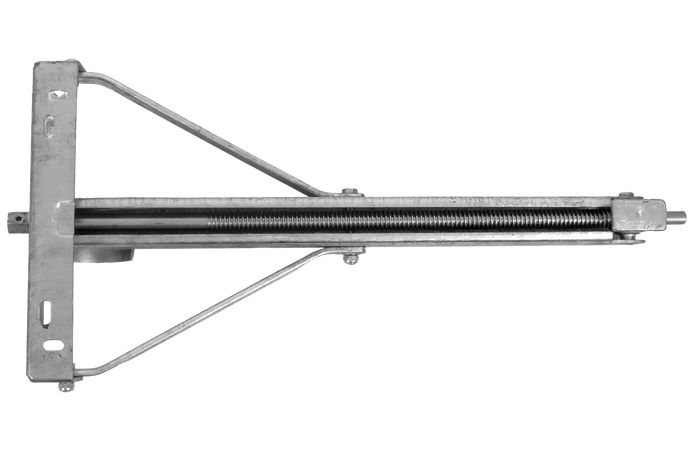 Podpora wysuwana narożna KNOTT 6X1197.007 stabilizator do przyczepy lawety 1100kg 498mm