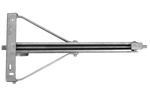 Podpora wysuwana narożna KNOTT 6X1197.007 stabilizator do przyczepy lawety 1100kg 498mm