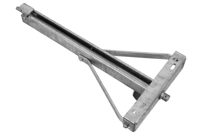 Podpora wysuwana narożna KNOTT 6X1197.007 stabilizator do przyczepy lawety 1100kg 498mm