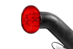 Lampa obrysowa ASPÖCK SUPERPOINT II lewa na gumowym wysięgniku z bocznym przewodem