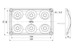 Lampa samochodowa oświetlenia wnętrza HORPOL LWD2154/CZ LED 990lm czarna