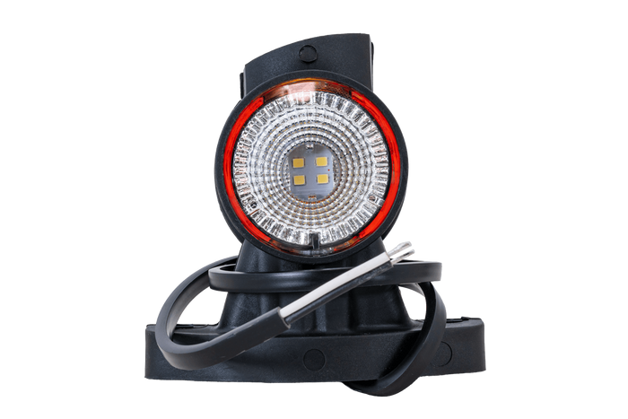 Lampa obrysowa FRISTOM FT-140A LED prawa na gumowym wysięgniku