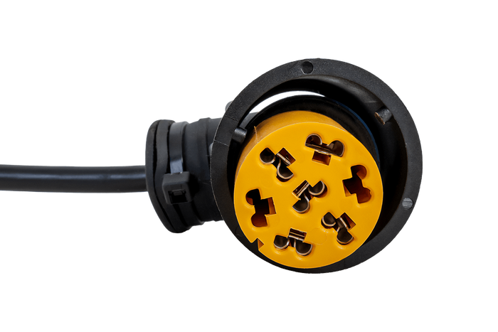 Adapter bajonet 5-PIN / złącze kątowe ASS2 7-PIN ASPÖCK przejściówka lewa