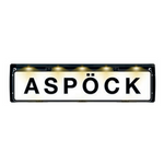 Ramka do tablicy rejestracyjnej z oświetleniem LED ASPOCK FLEXLED 12V przewód 0,8m