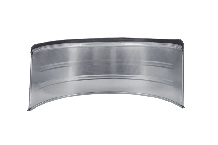 Błotnik bliźniak do przyczepy 15-16" DOMAR DK7120 nadkole 880/400mm metalowy z gumową krawędzią