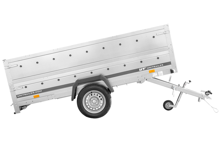 Przyczepka samochodowa 264x150 UNITRAILER GARDEN 265 KIPP z burtami BIS